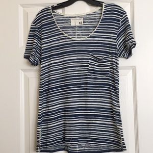 rag & bone striped Pocket Tee - XS